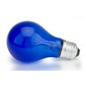 Лампа накаливания вольфрамовая (синяя) (Е27)