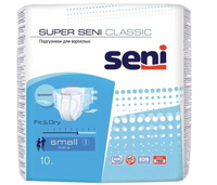 Подгузники Seni super classic S 10 шт/уп