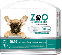 Пеленки ZOO для животных 60х90см 30шт/уп