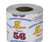 Туалетная бумага Яркая 56 без втулки