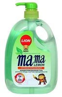 Средство для мытья посуды и детских принадлежностей LION Mama Lemon «Зеленый чай», концентрированное с дозатором, 1000 мл
