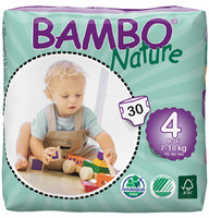 Детские подгузники BAMBO nature 4 maxi 7-18 кг 30 шт