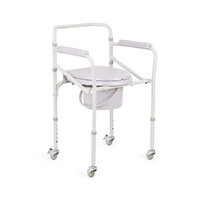 Кресло-коляска с санитарным оснащением (складное) Армед FS696 