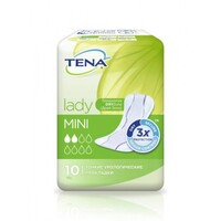Тена Леди Мини / Tena Lady Mini - урологические прокладки для женщин, 10 шт.