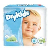Детские подгузники Dry Kids 11-25 кг 30шт. С экстрактом Алое Вера