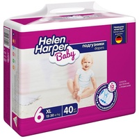 Детские подгузники Helen Harper BABY XL 15-30 кг, 40 шт